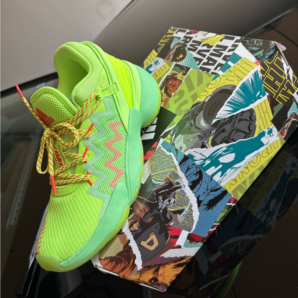 adidas Neon Green Kids Sneakers